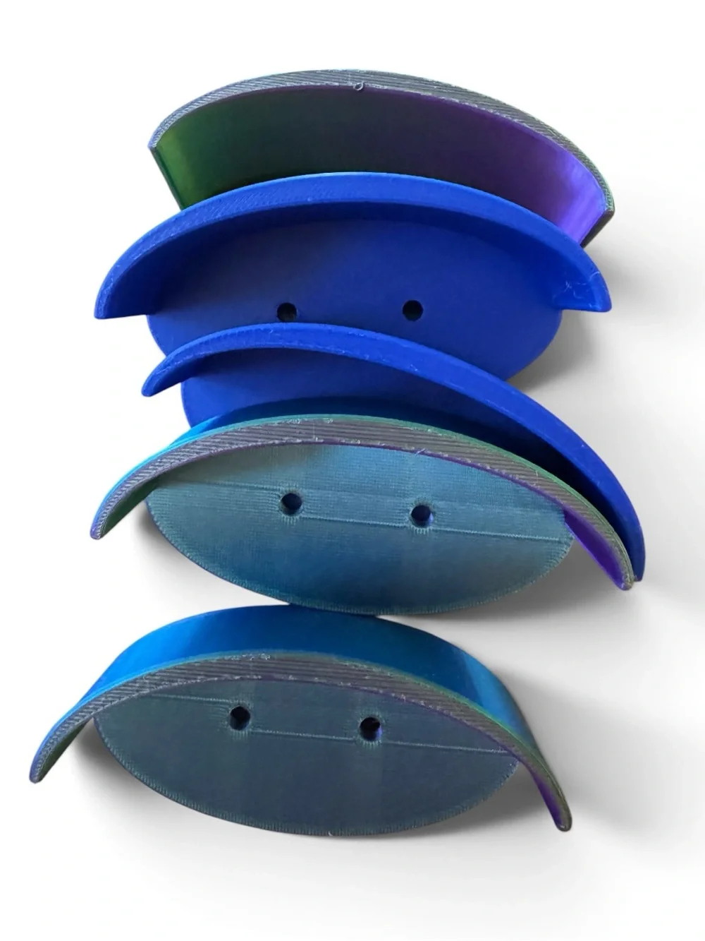 Scally Newsboy Cap Wall Hangers Set of 5 3D Printed Hat Display Made in USA NWOT